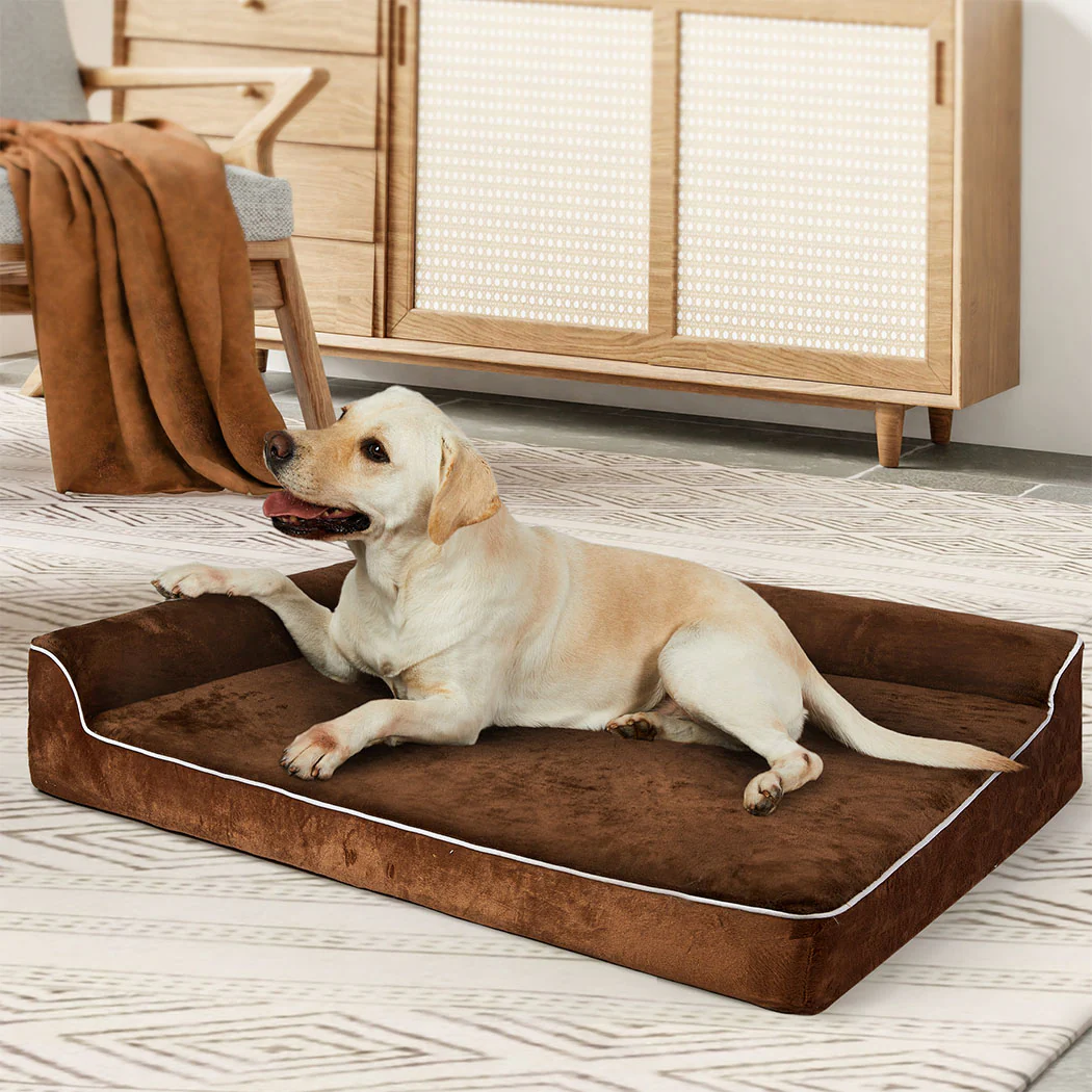 Pawz Orthopedic Dog Bed XL Coffee - Image 7