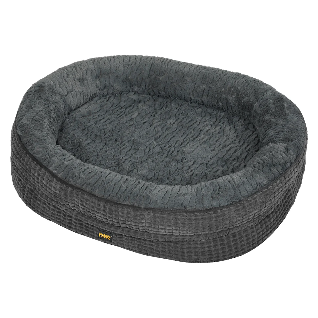 Pawz Orthopedic Plush Dog Bed Soft Washable Pet Bed Grey Cosy Cushion XXL Size - Image 9