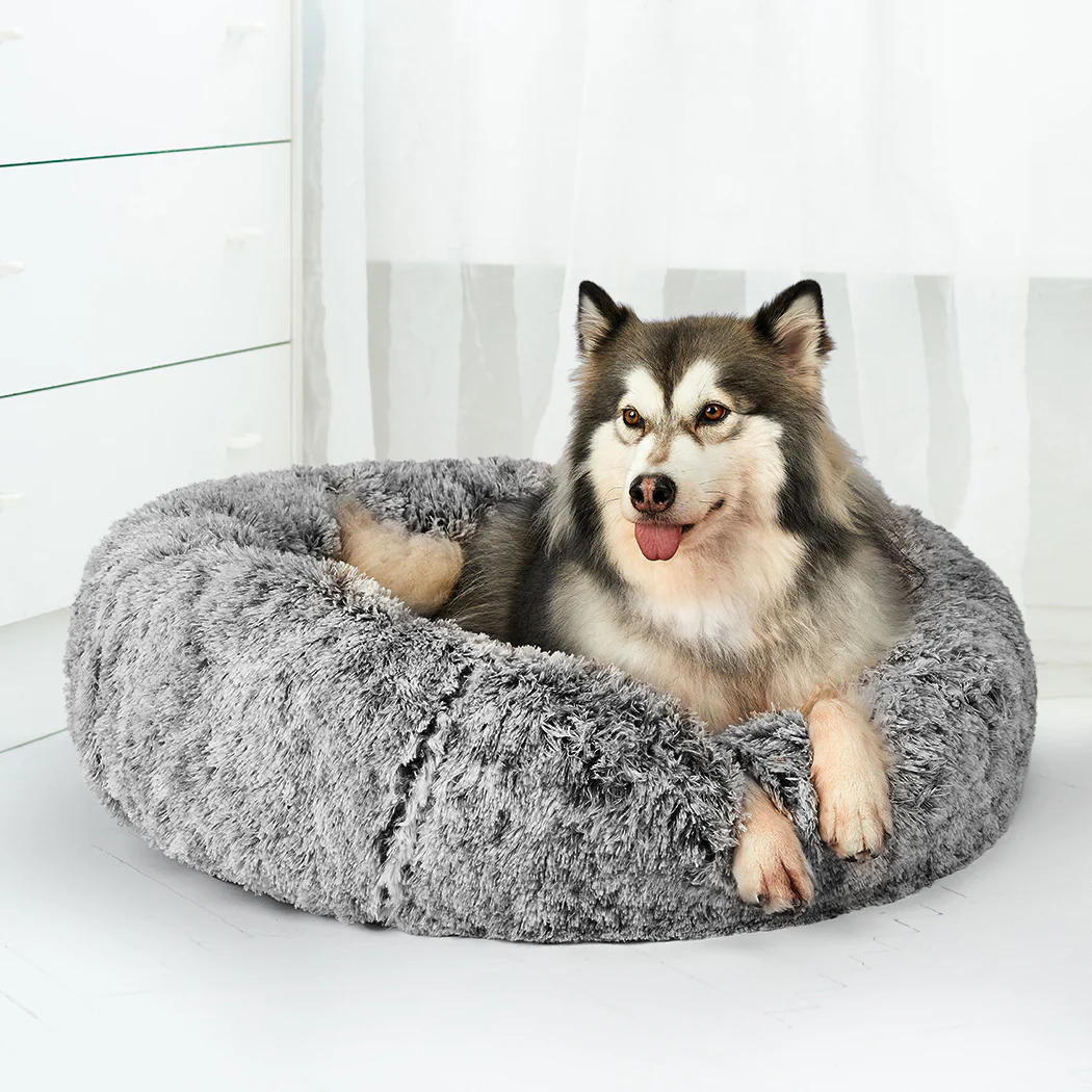 PaWz Pet Bed Cat Dog Donut Nest Calming XXL Charcoal XX-Large - Image 7