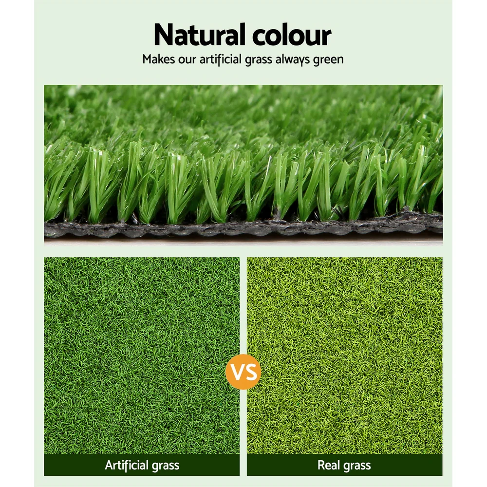 Prime Turf Artificial Grass Synthetic 20 SQM Fake Lawn 17mm 1X10M - Image 4