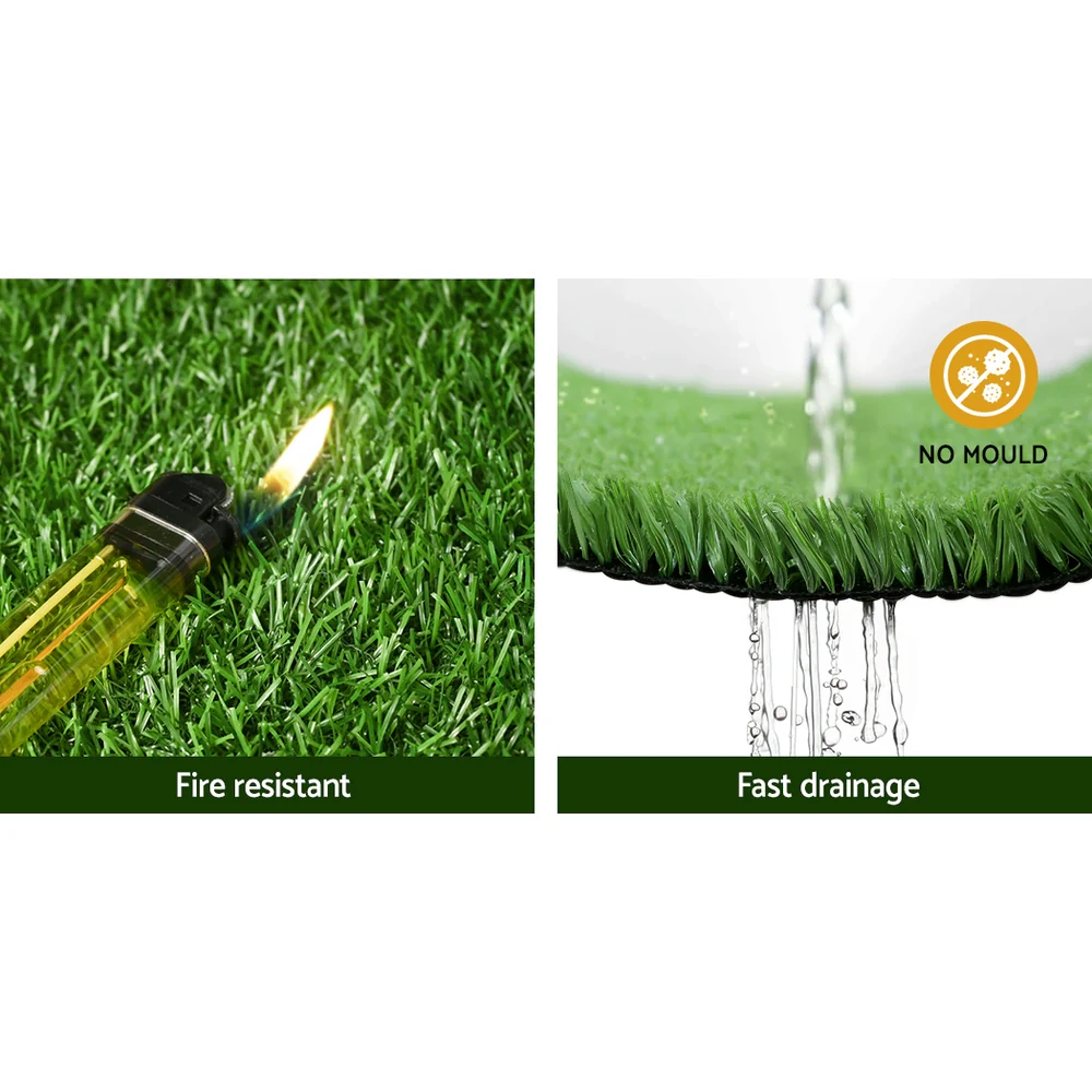 Prime Turf Artificial Grass Synthetic 20 SQM Fake Lawn 17mm 1X10M - Image 5