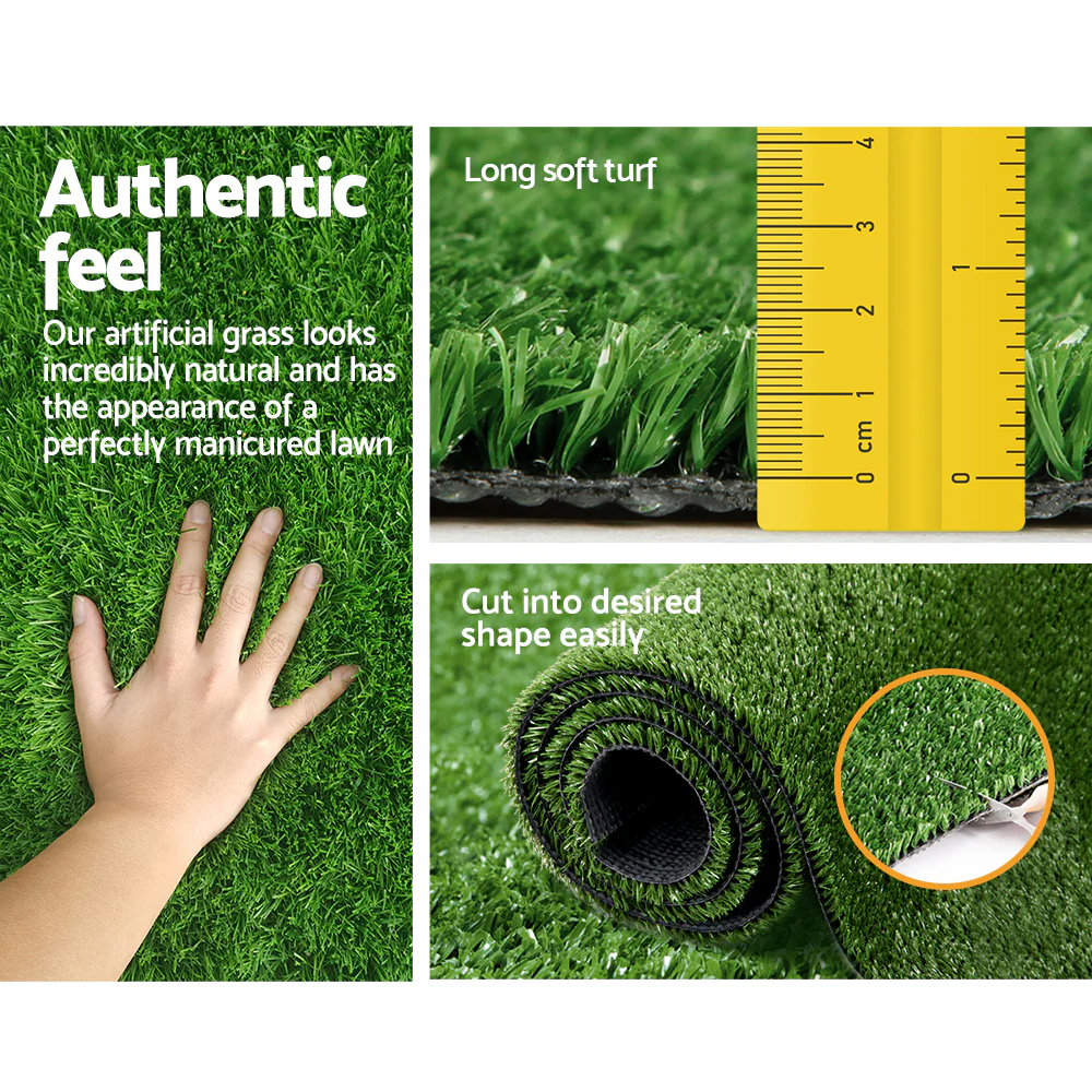 Prime Turf Artificial Grass Synthetic 20 SQM Fake Lawn 17mm 1X10M - Image 6