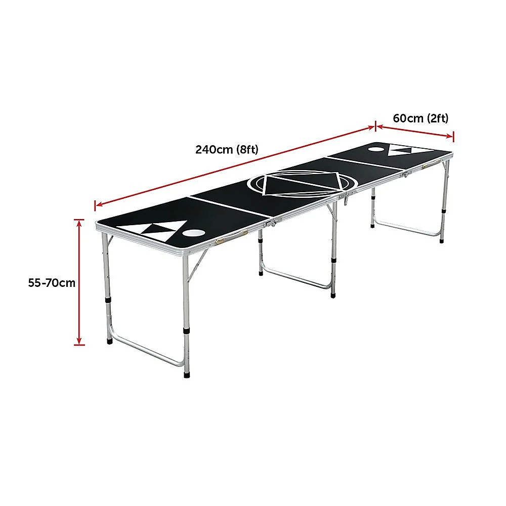Professional 8ft Beer Pong Table Drinking Game - Image 13