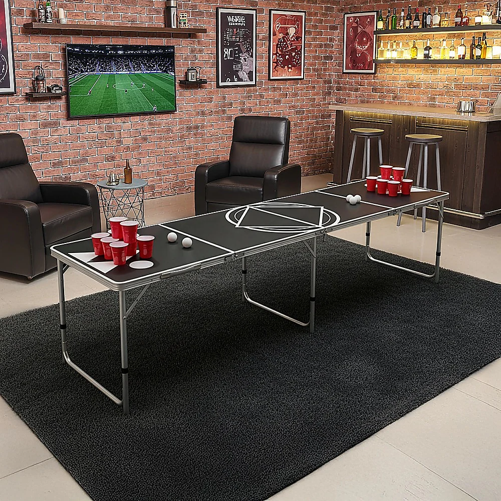 Professional 8ft Beer Pong Table Drinking Game - Image 5