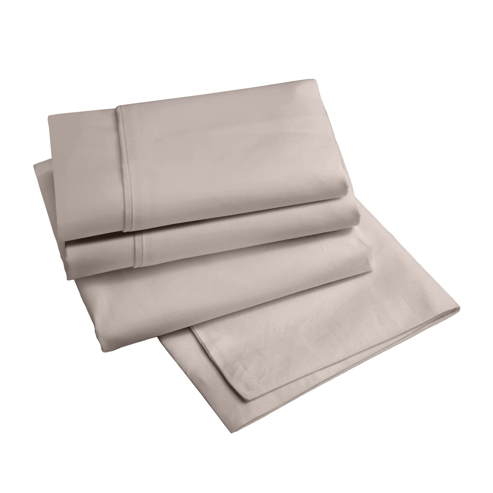 Renee Taylor 1500 Thread Count Cotton Blend Sheet Set - King - Stone - Image 4