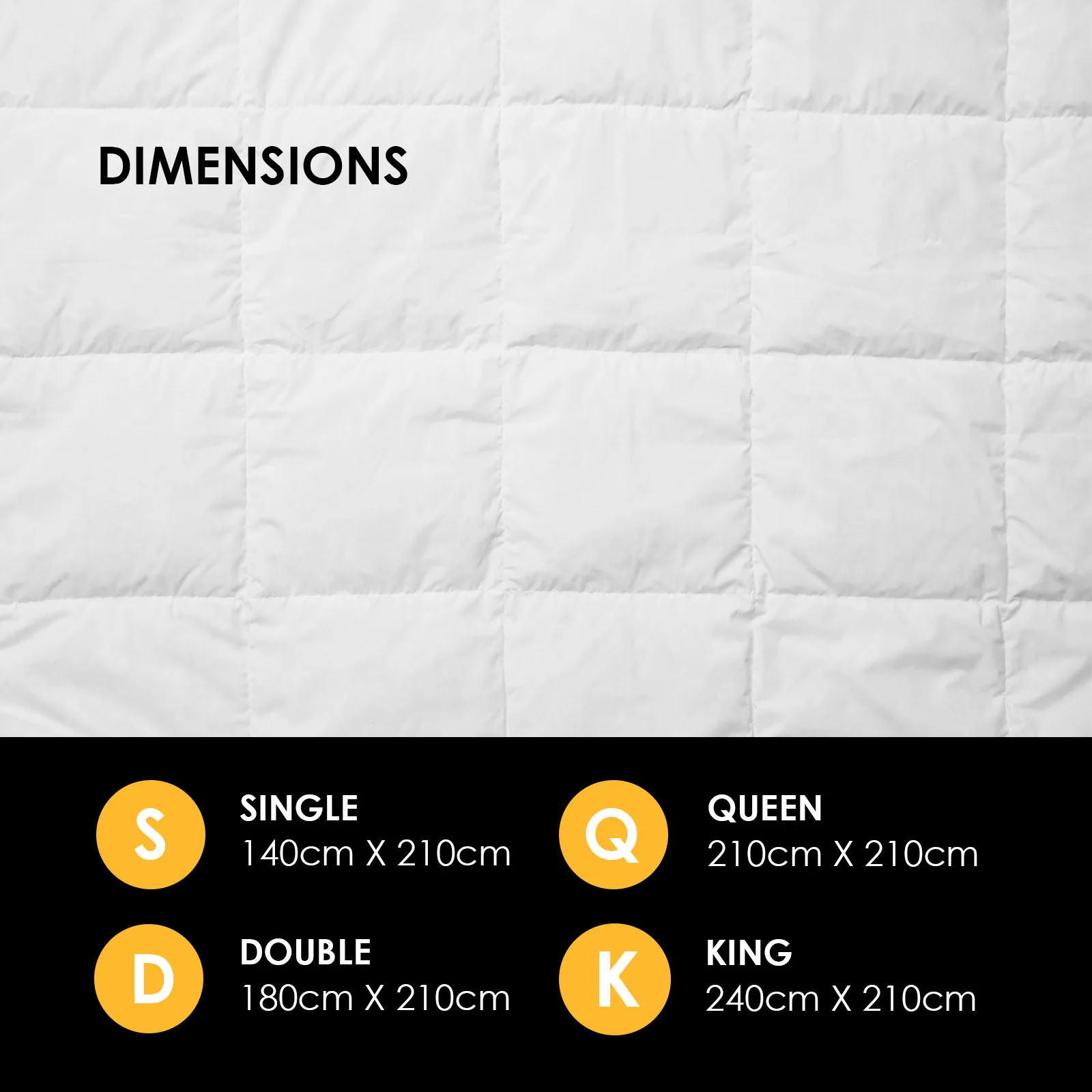 Royal Comfort 800GSM Silk Quilt - Double - Image 5