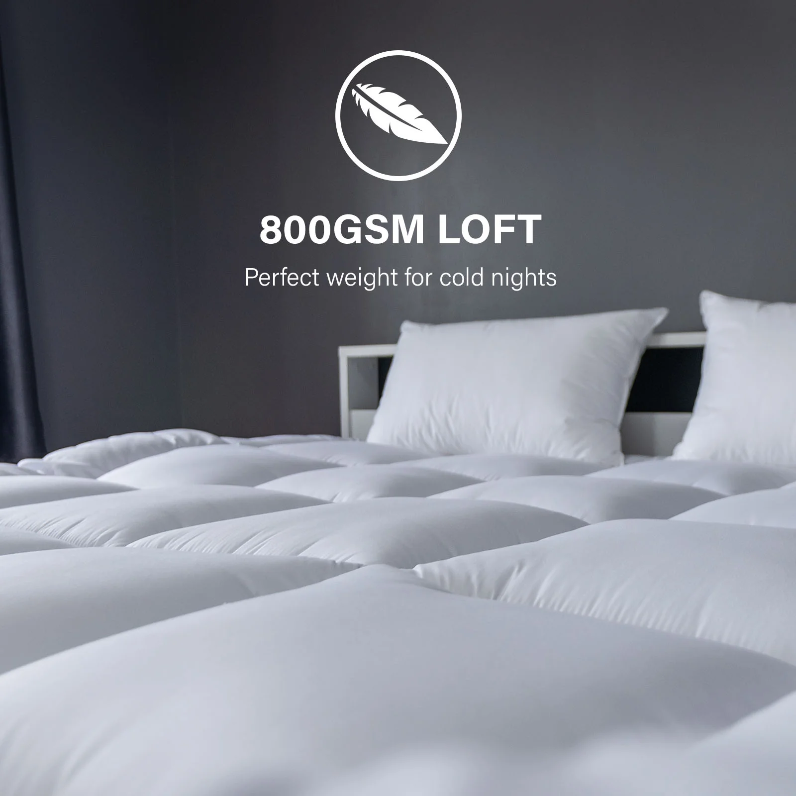 Royal Comfort 800GSM Silk Quilt - King - Image 4