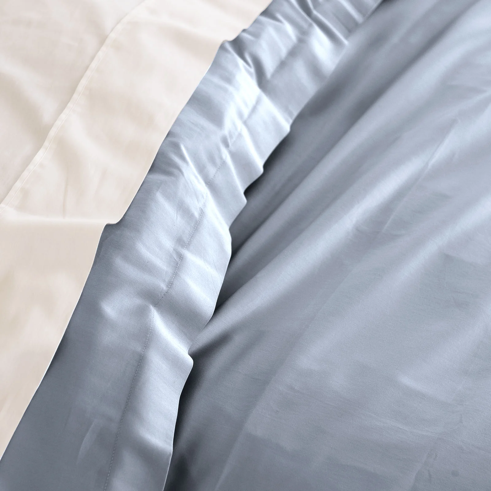 Royal Comfort - Balmain 1000TC Bamboo cotton Quilt Cover Sets (King) - Blue Fog - Image 5