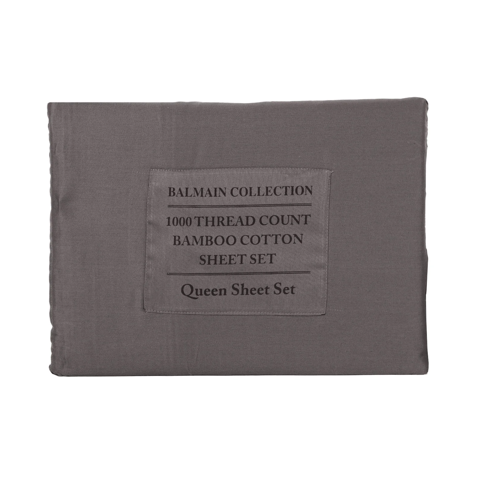 Royal Comfort - Balmain 1000TC Bamboo cotton Quilt Cover Sets (Queen) - Pewter - Image 7