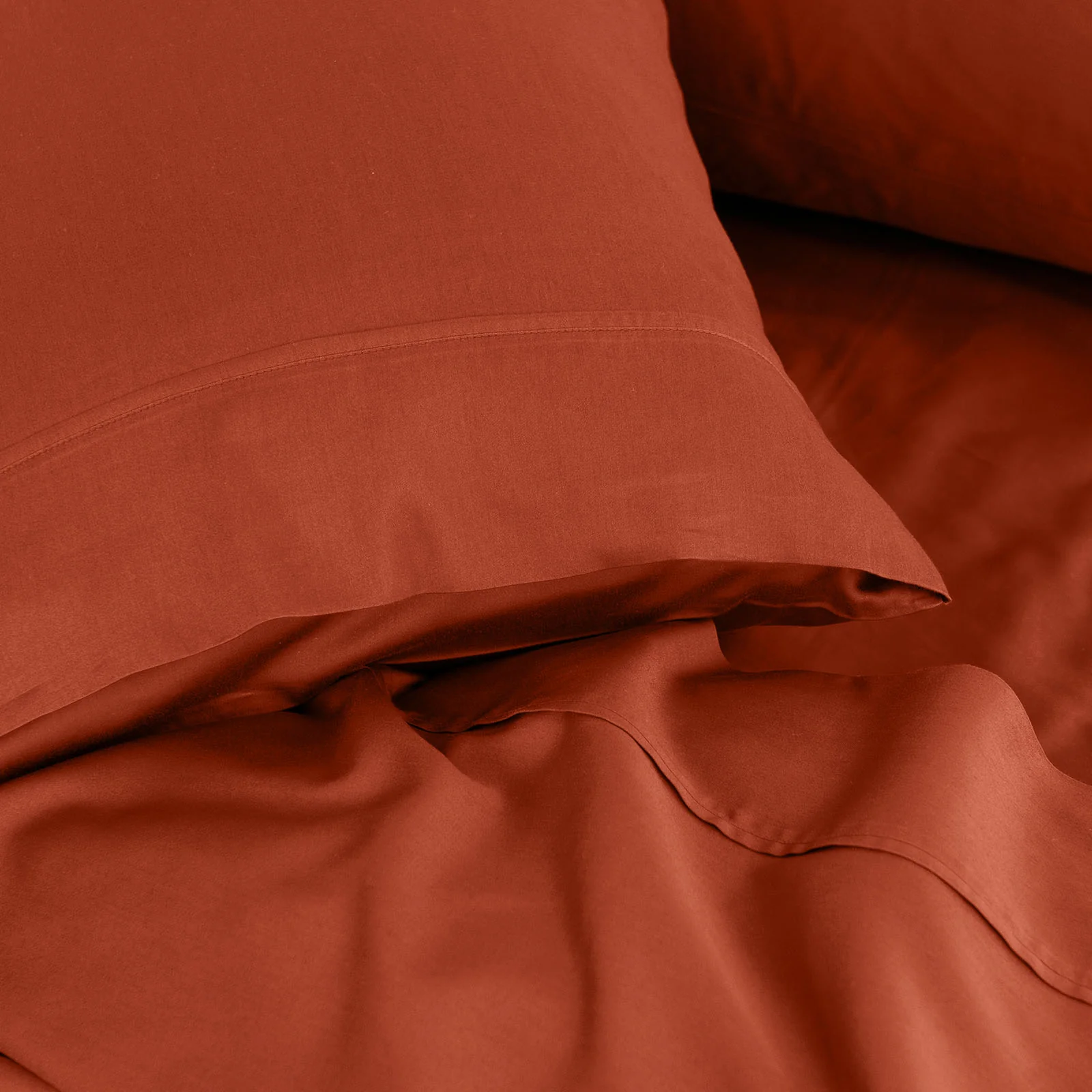 Royal Comfort - Balmain 1000TC Bamboo cotton Sheet Sets (King) - Cinnamon - Image 4