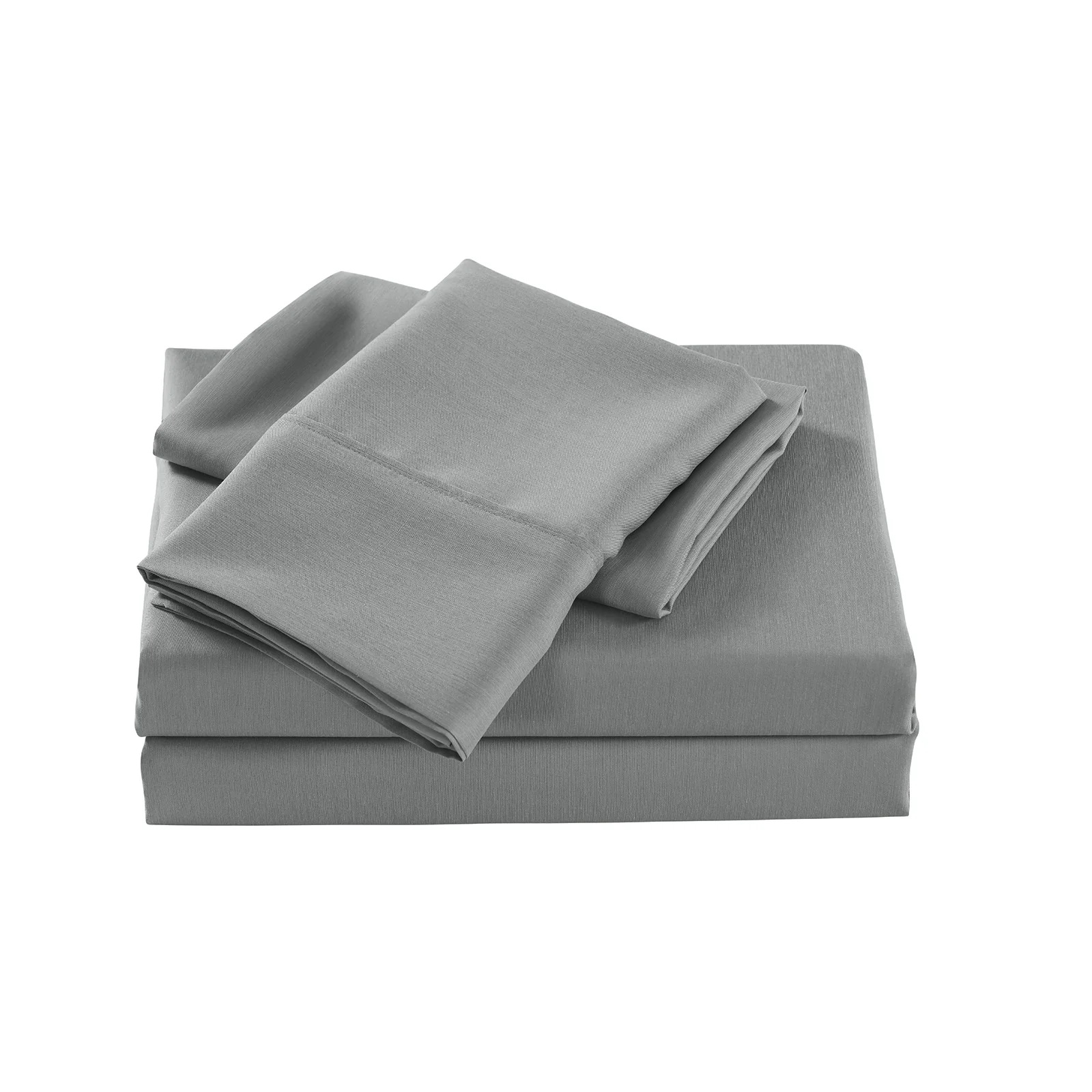 Royal Comfort Bamboo Cooling 2000TC Sheet Set King - Mid Grey - Image 2