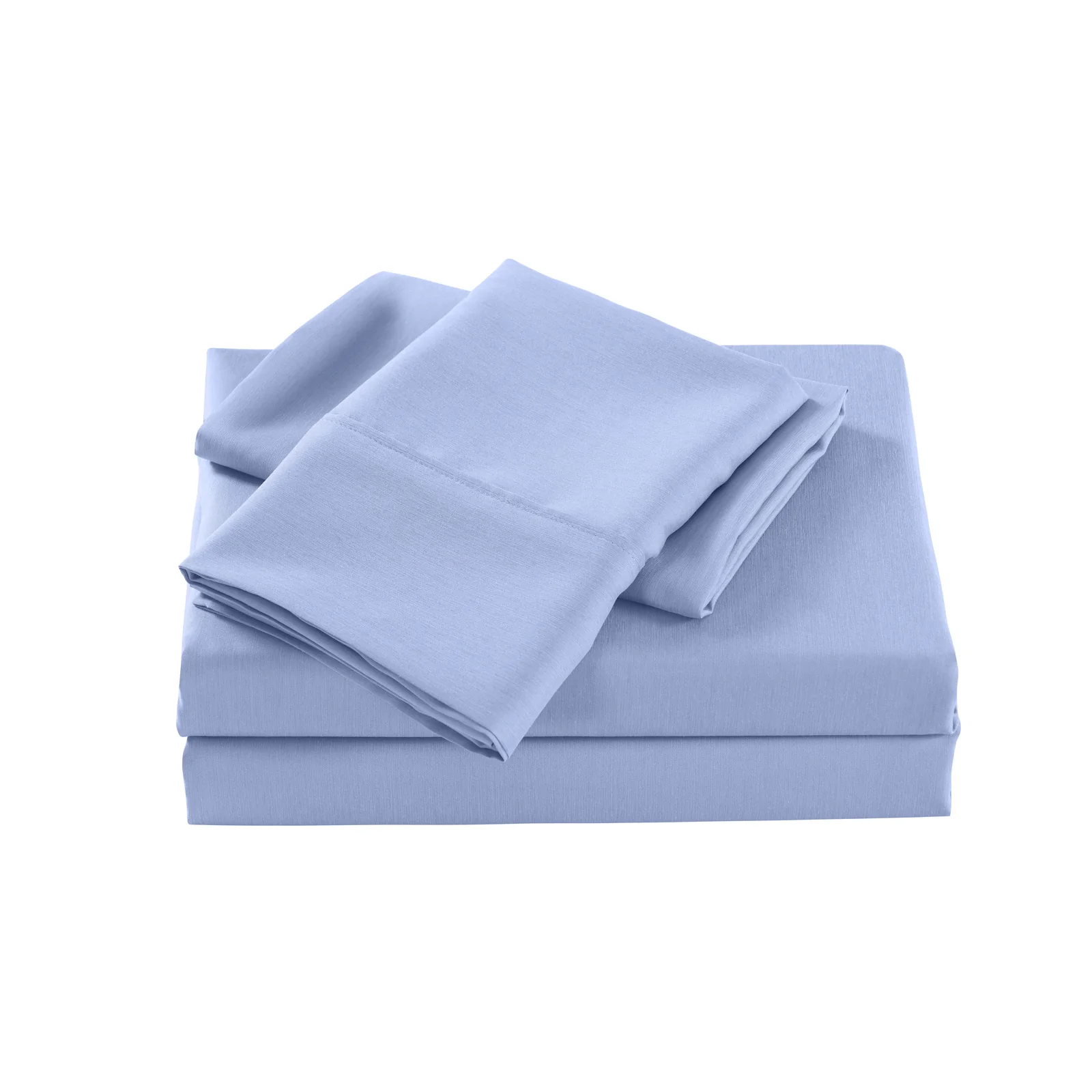 Royal Comfort Bamboo Cooling 2000TC Sheet Set - Queen-Light Blue - Image 2