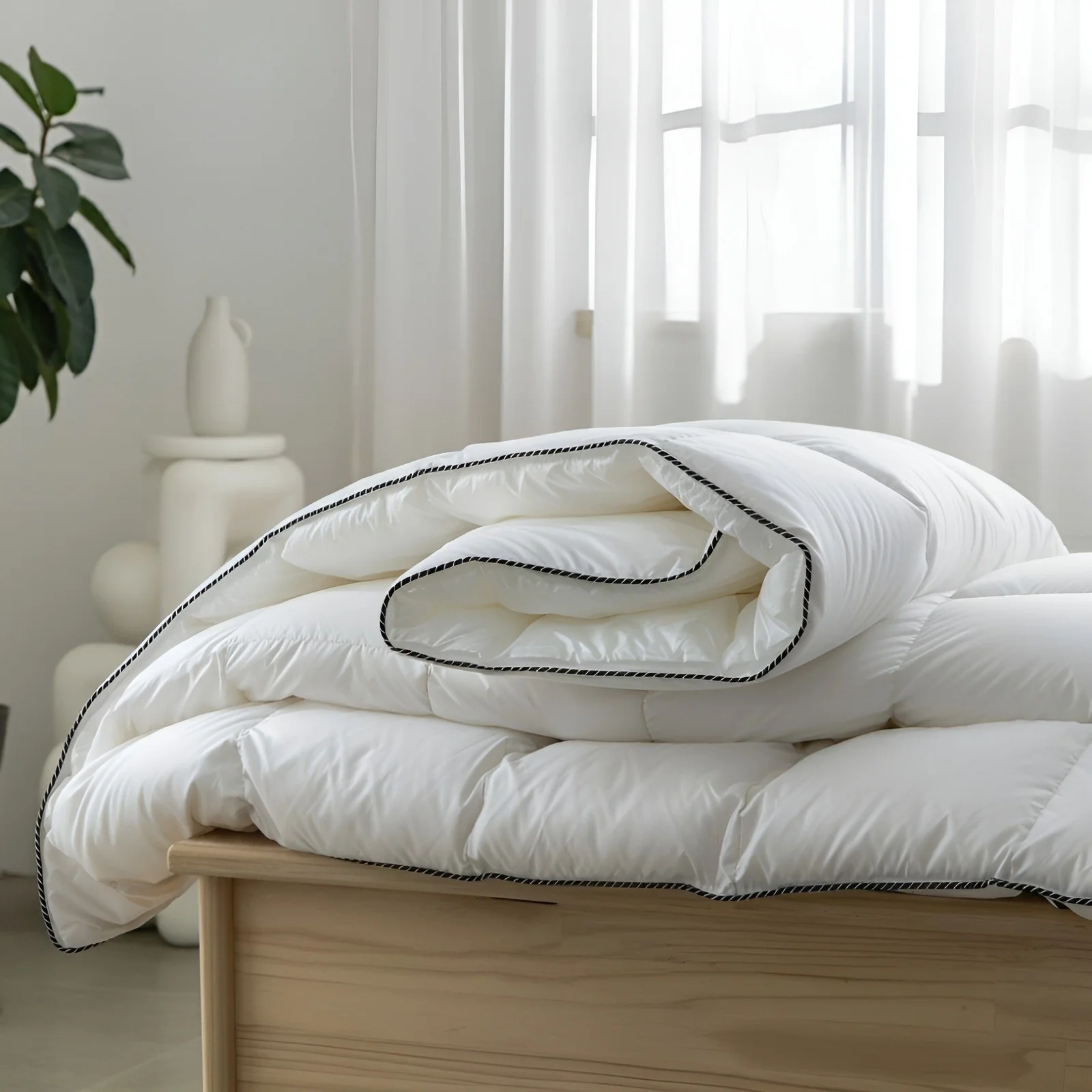 Royal Comfort -Bamboo Quilt Queen - 350GSM - Image 4