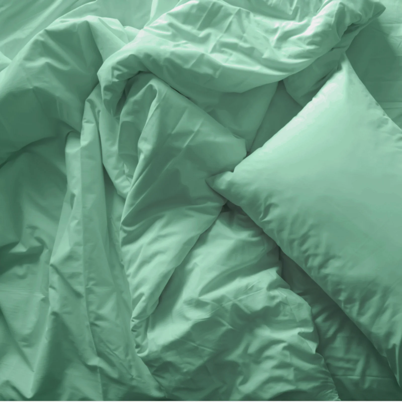 Royal Comfort Blended Bamboo Quilt Cover Sets -Green Mist-Queen - Image 3