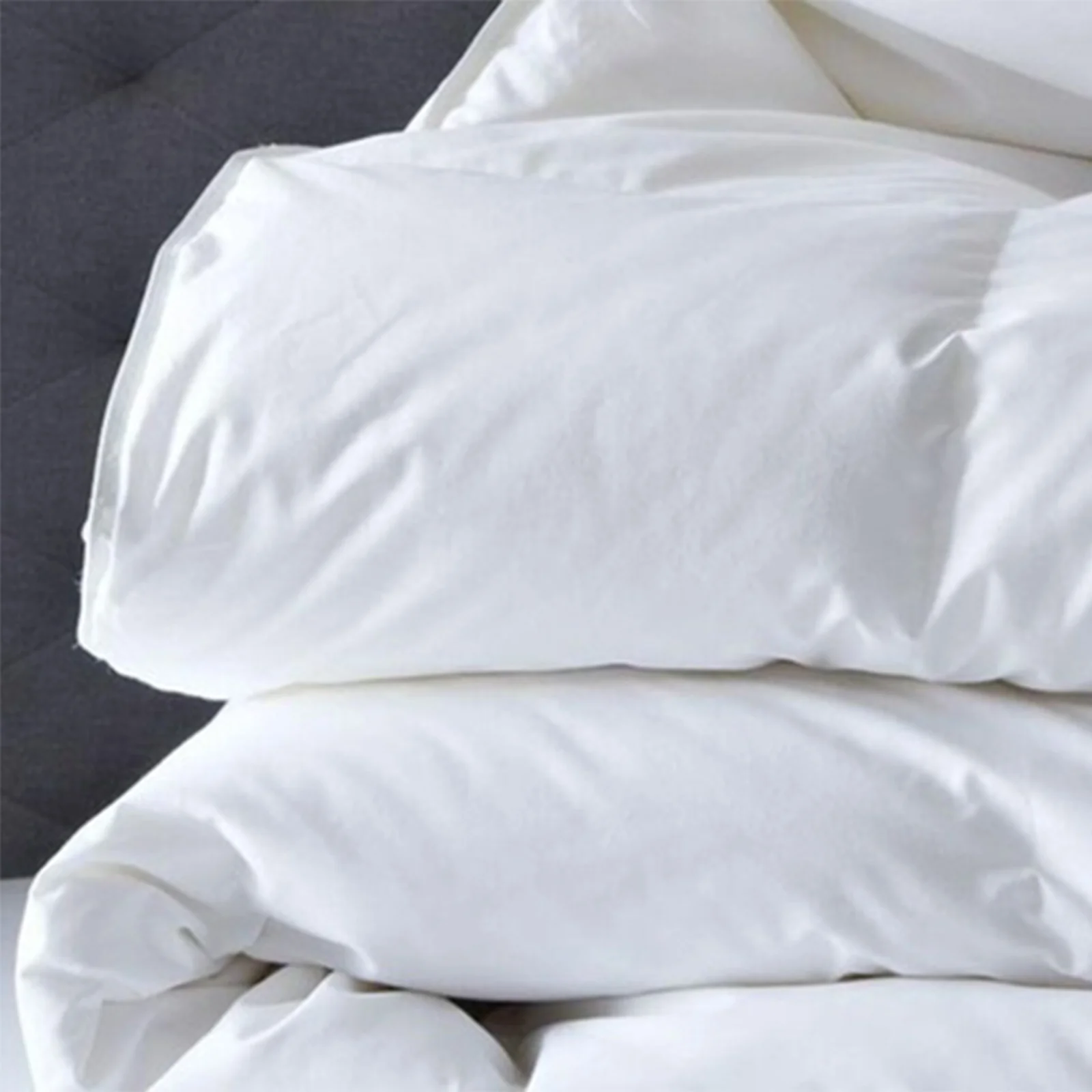Royal Comfort Duck Feather And Down Quilt Size: 95% Feather 5% Down 500GSM White Cotton - King Single - Image 2
