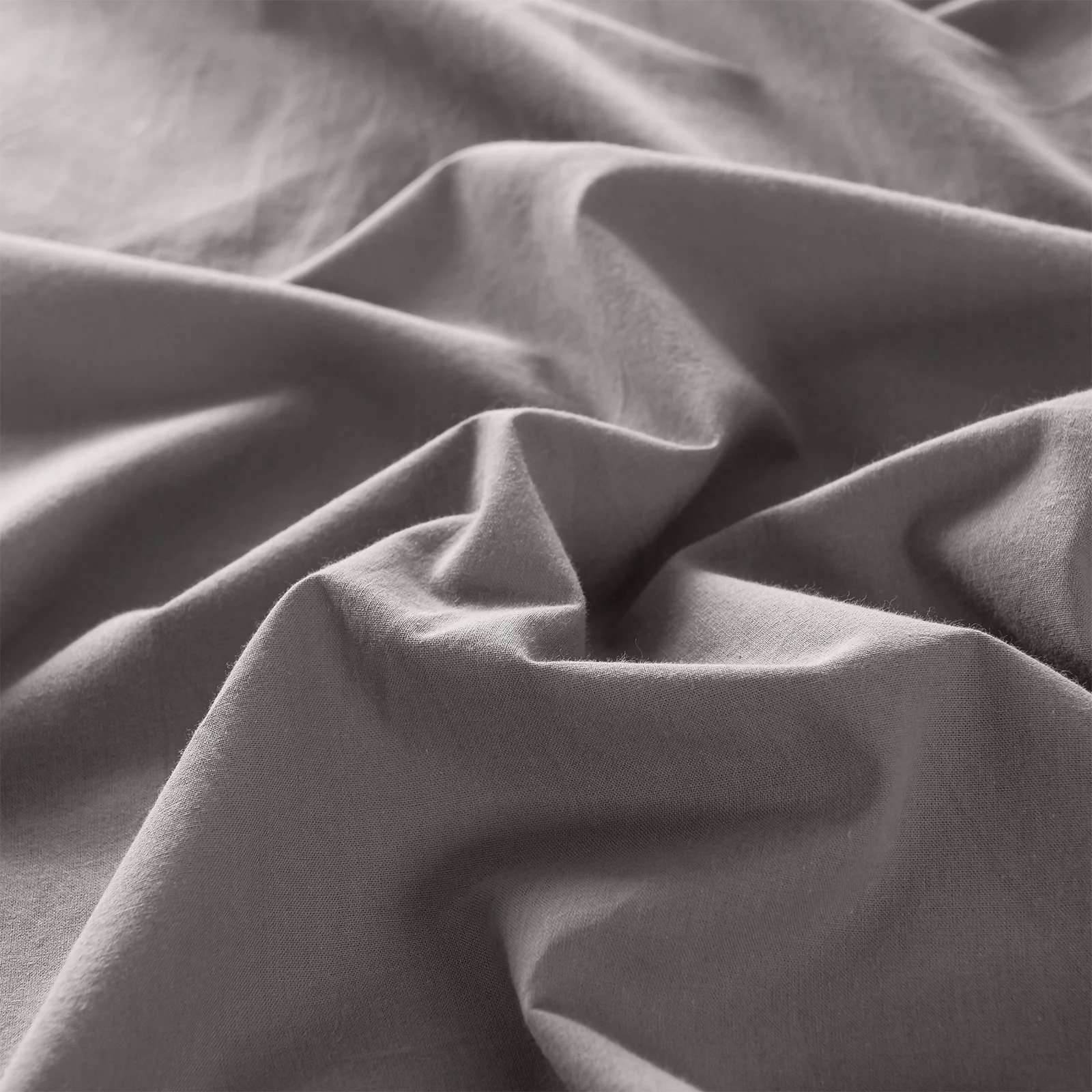 Royal Comfort Vintage Washed 100 % Cotton Sheet Set Single - Grey - Image 6
