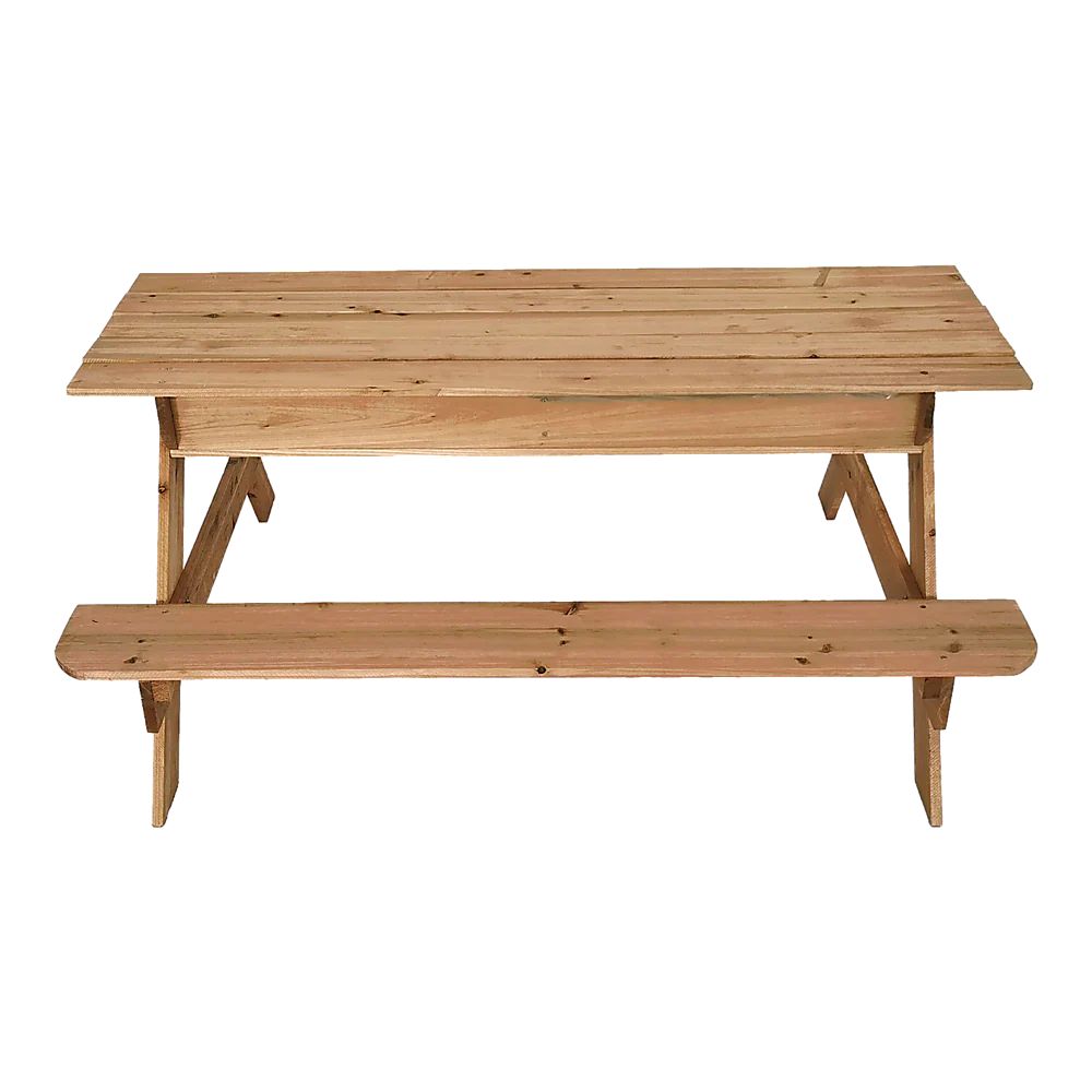Sand & Water Wooden Picnic Table - Image 6