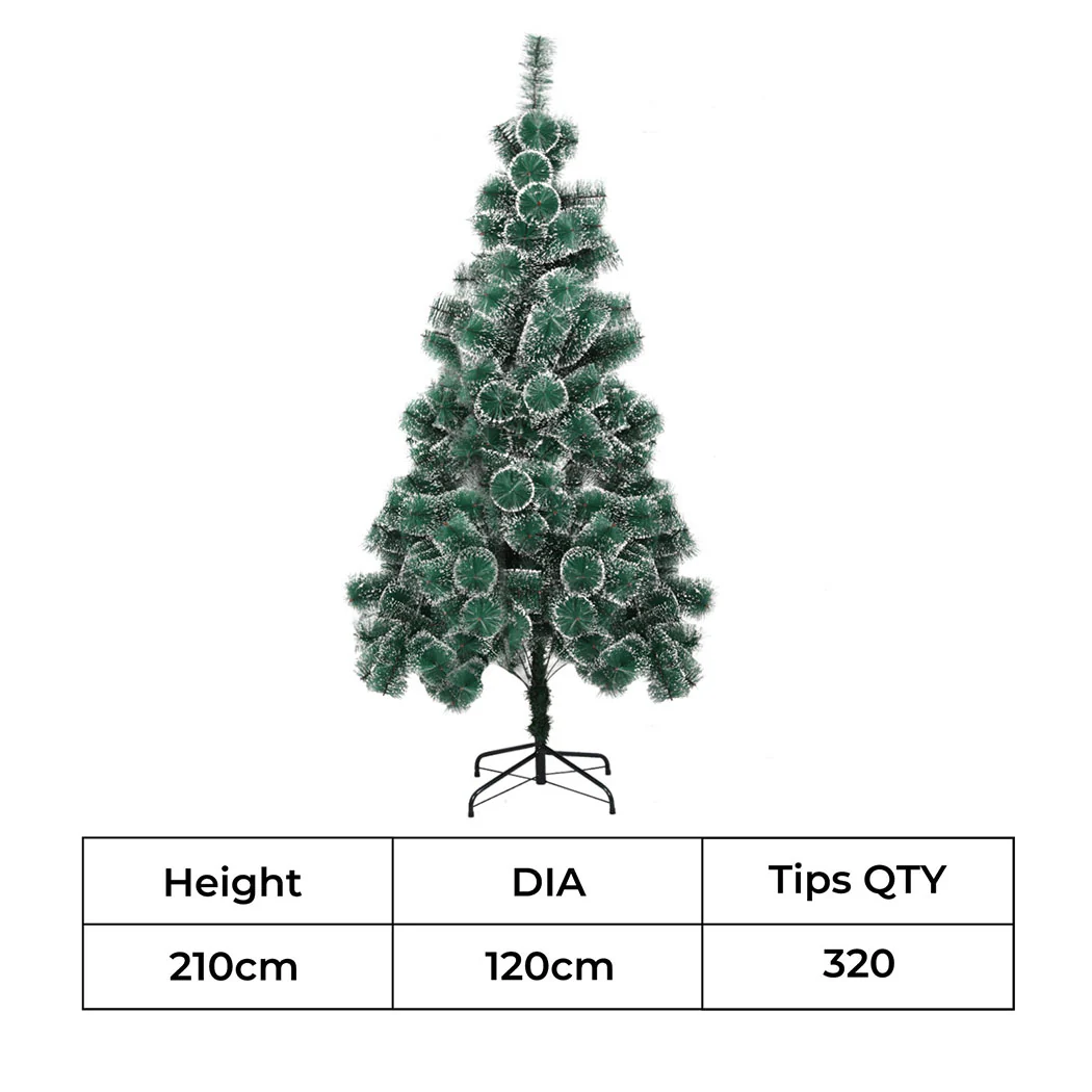 Santaco 2.1M 320 Tips Christmas Tree Full Pine Needle - Image 2