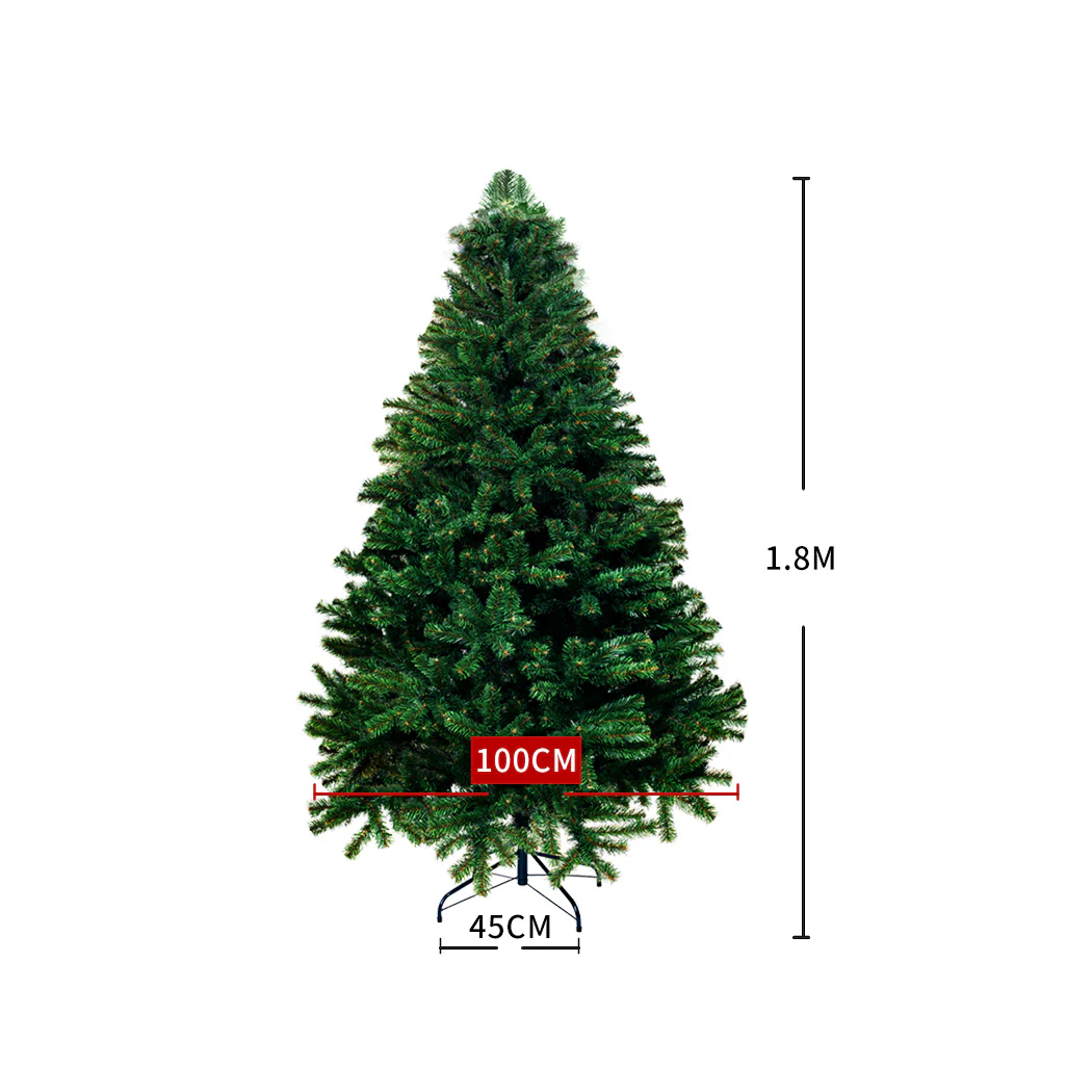 SANTACO Christmas Tree 1.8M 6Ft Xmas 1.8 Meter - Image 2