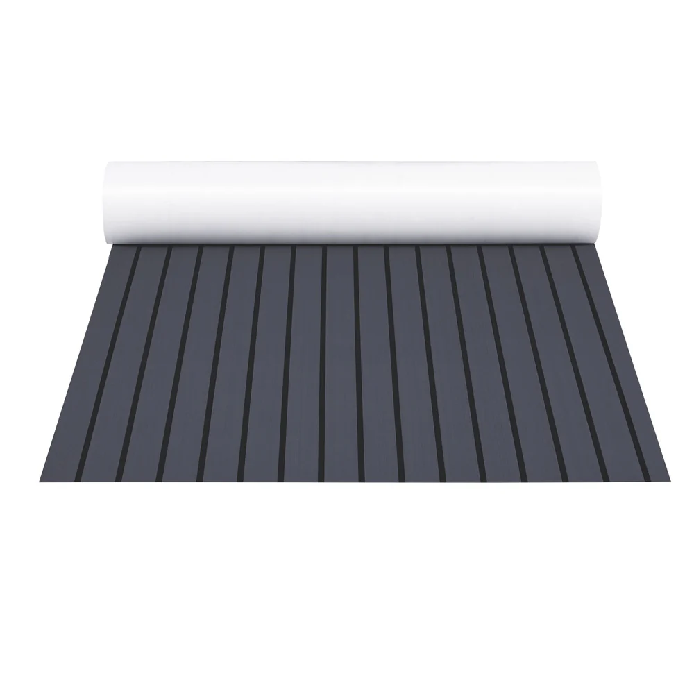 Seamanship EVA Foam Boat Flooring Mat Decking Sheet 240x90x0.6cm Dark Grey Decor - Image 3