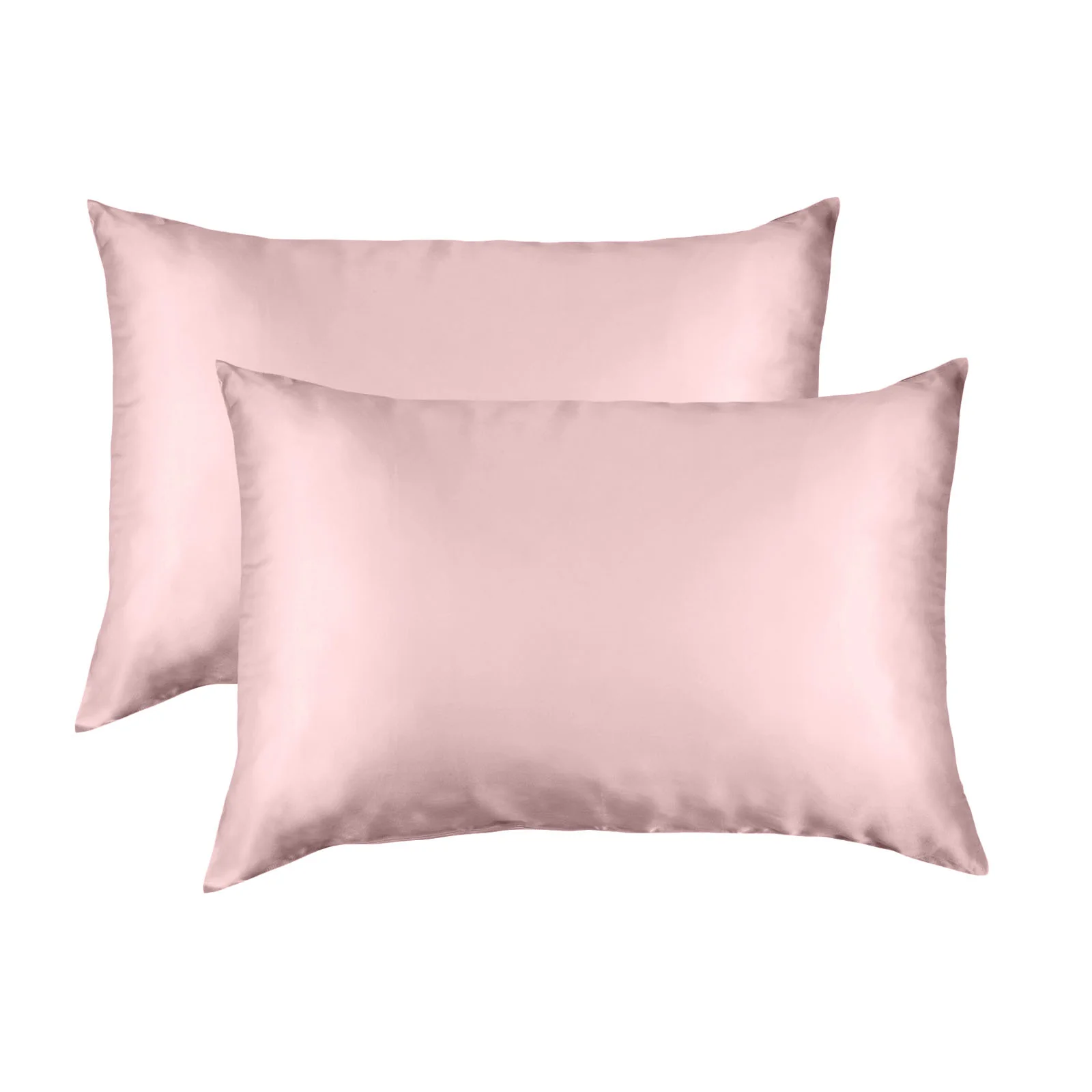SILK PILLOW CASE TWIN PACK - SIZE: 51X76CM? - Lilac - Image 4