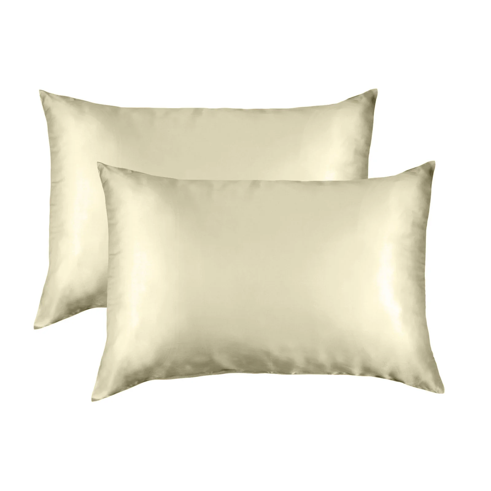 SILK PILLOW CASE TWIN PACK - SIZE: 51X76CM - Sage - Image 4