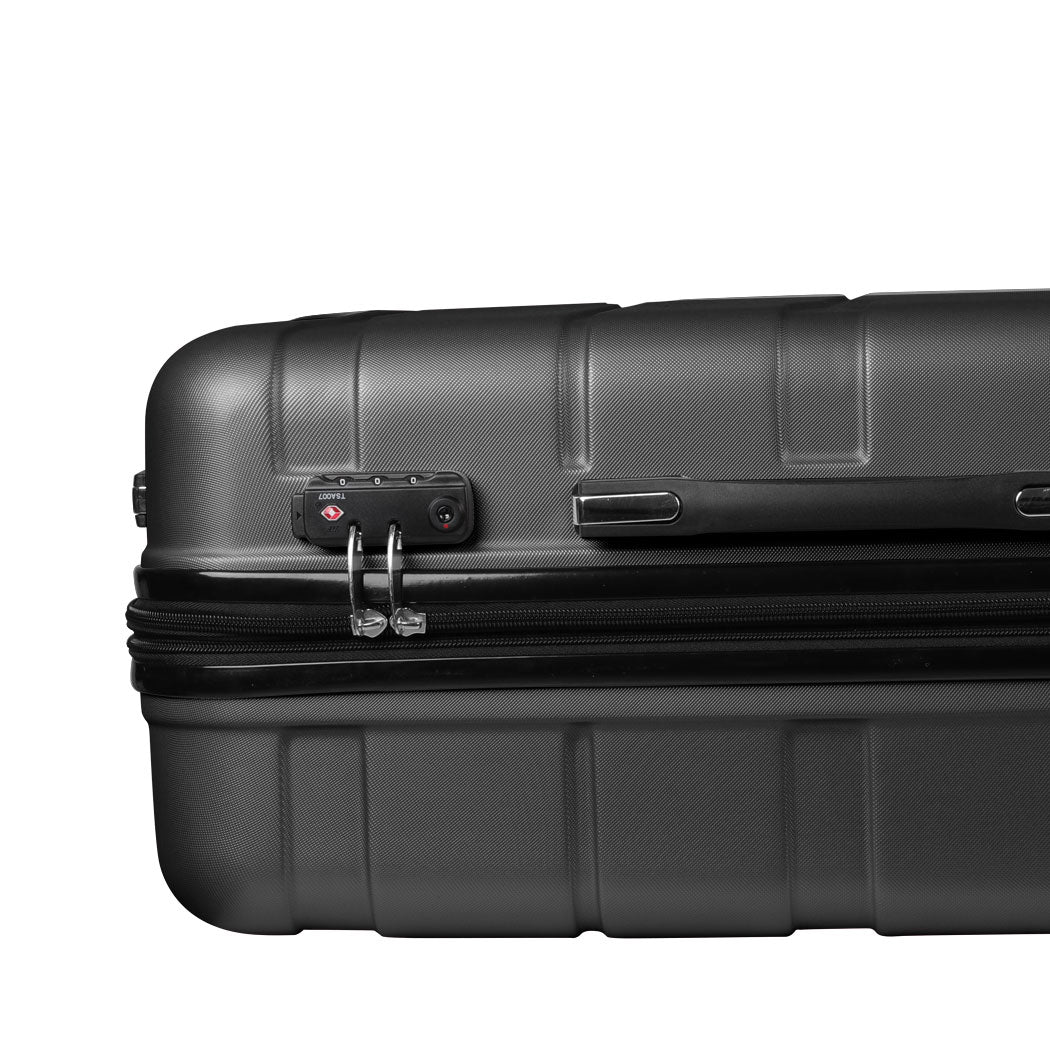 Slimbridge 28" Inch Expandable Luggage Black 28 inch - Image 3