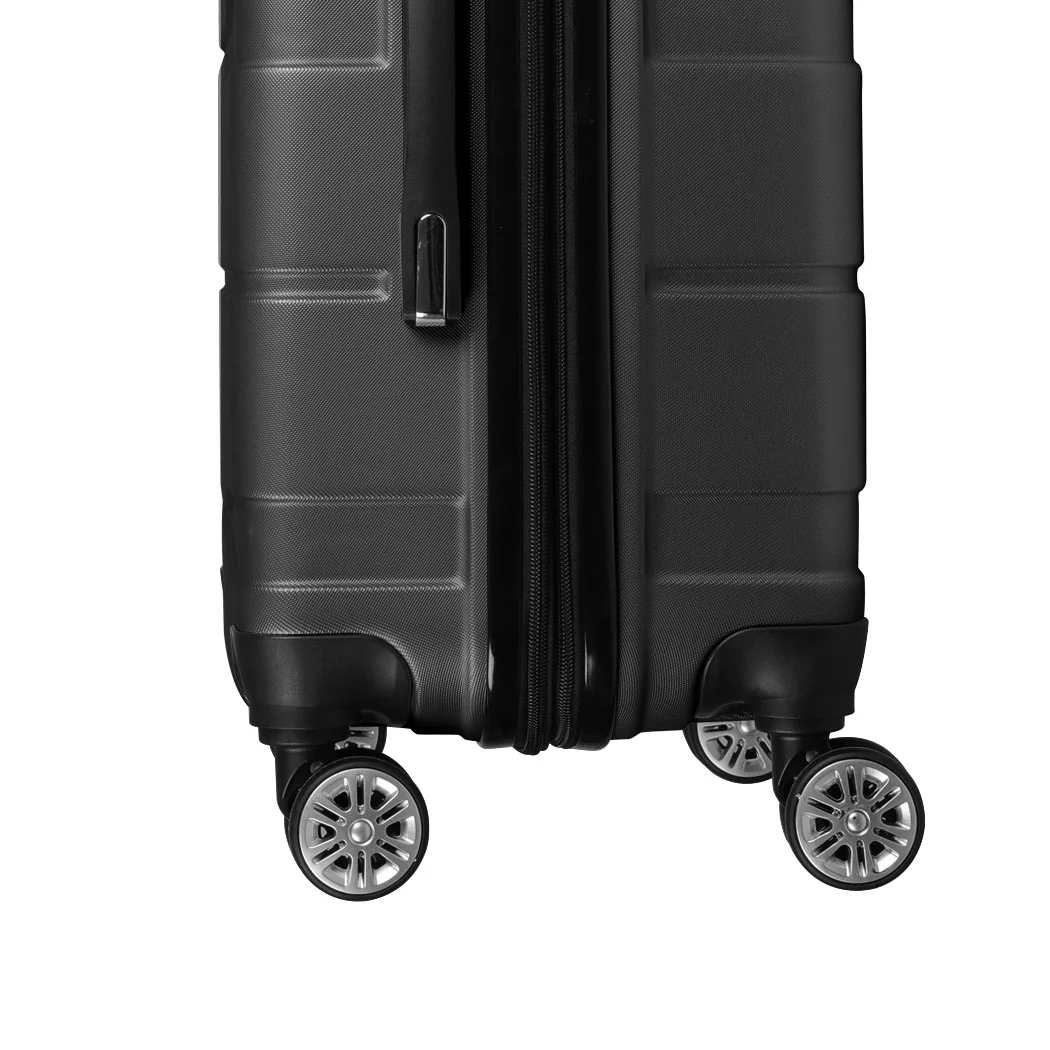 Slimbridge 28" Inch Expandable Luggage Black 28 inch - Image 4
