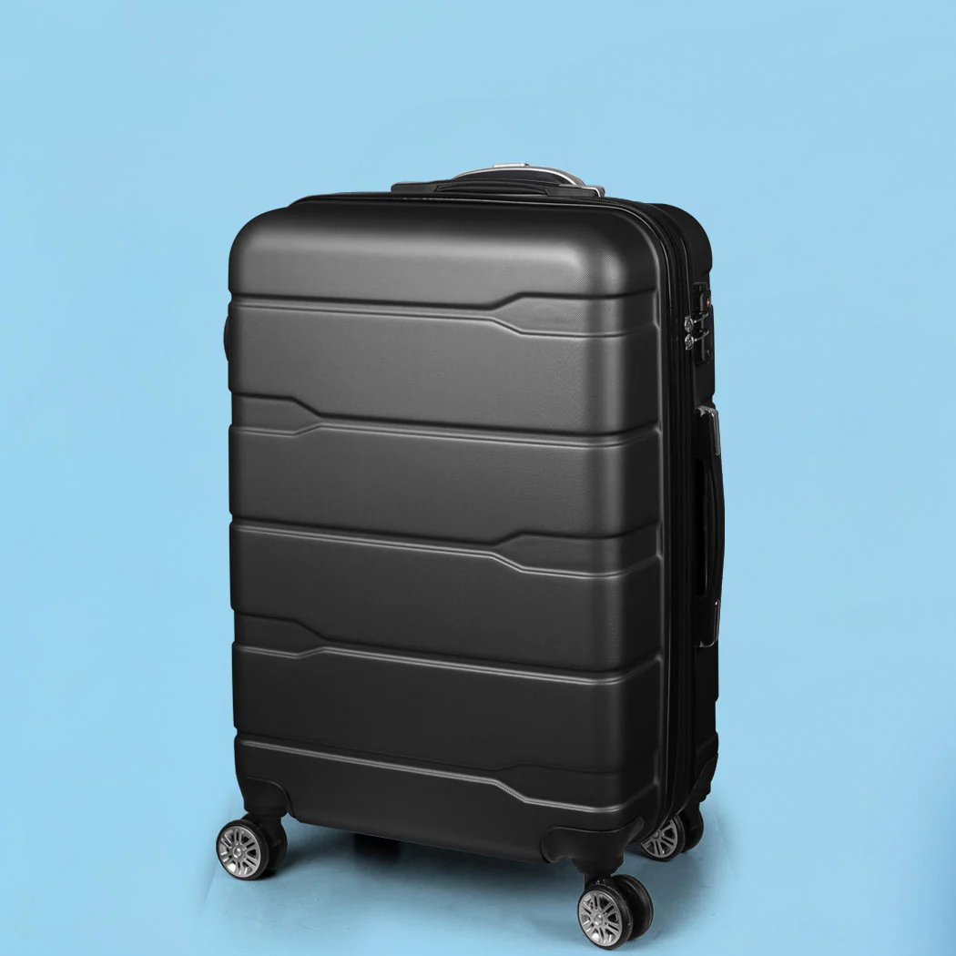 Slimbridge 28" Inch Expandable Luggage Black 28 inch - Image 7