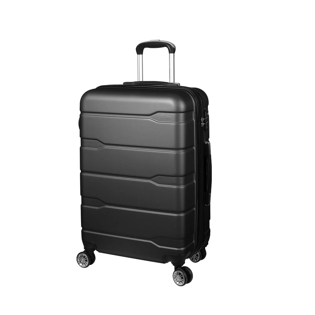 Slimbridge 28" Inch Expandable Luggage Black 28 inch - Image 8