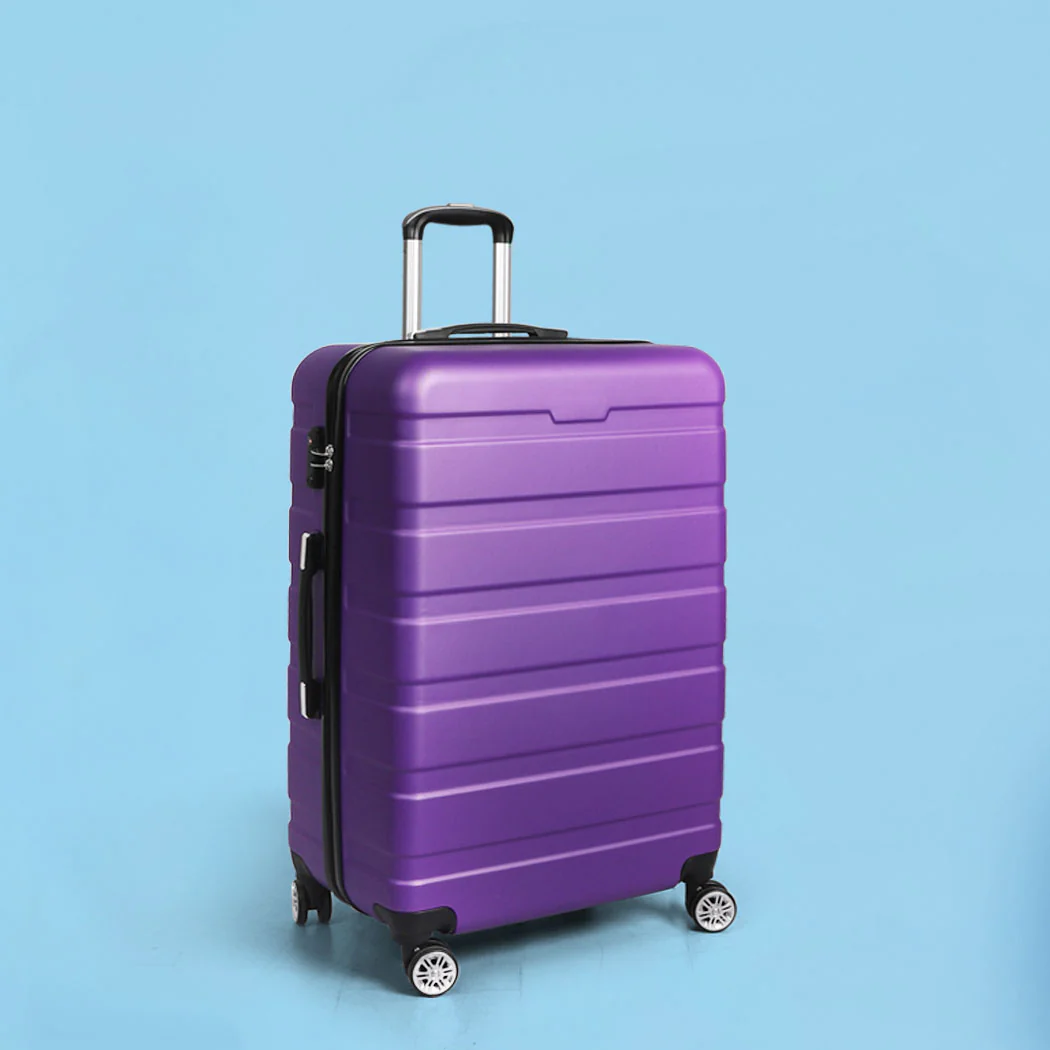 Slimbridge 28" Luggage Case Suitcase Purple 28 inch - Image 7