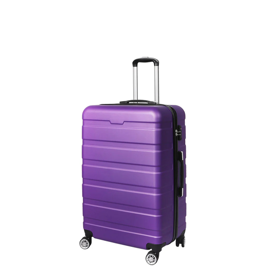 Slimbridge 28" Luggage Case Suitcase Purple 28 inch - Image 8