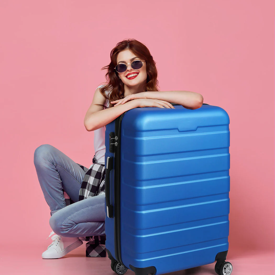 Slimbridge 28"Luggage Case Suitcase Blue 28 inch - Image 6
