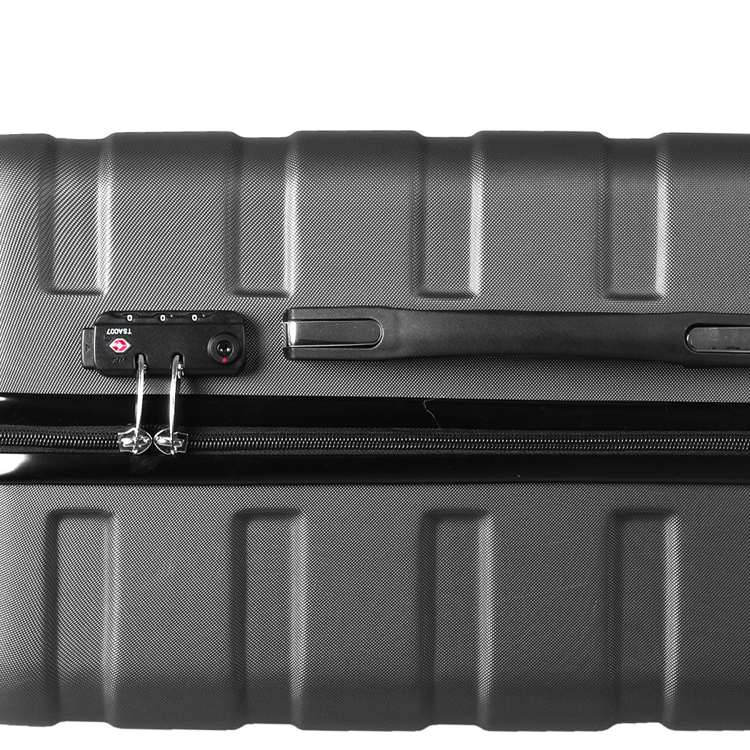 Slimbridge 3PC Luggage sets Suitcase Dark Grey - Image 5