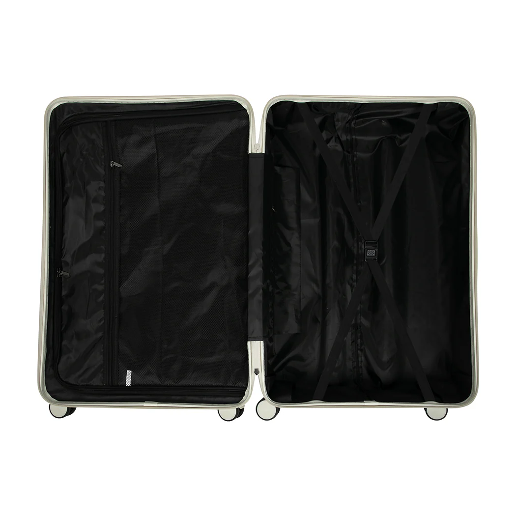 Slimbridge Luggage Suitcase Trolley White 2pc 14"+20" - Image 5