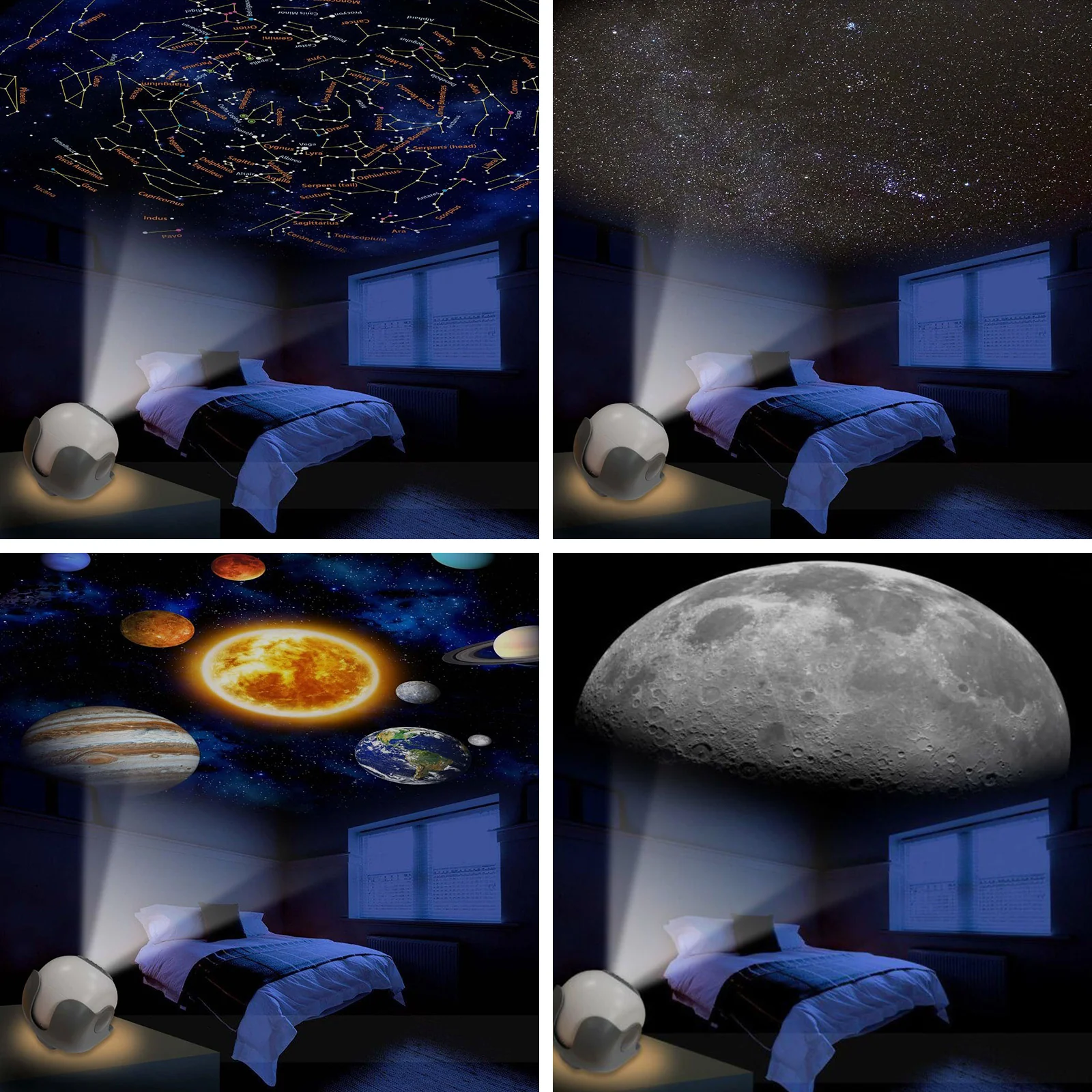 Solar System Star Light Projector STEM Toy - Space Planet Moon Galaxy Night Lights - Image 7