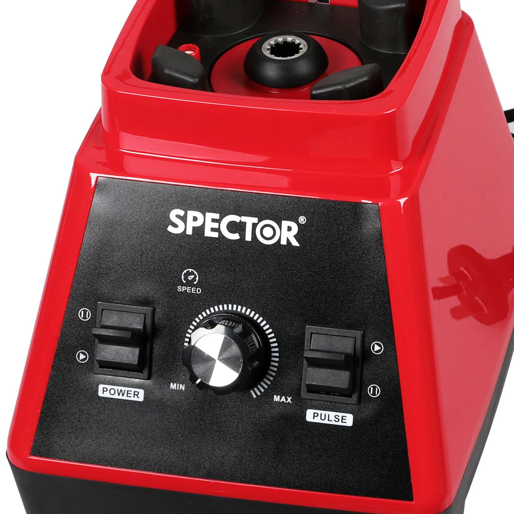 Spector 2L Commercial Blender Mixer Red - Image 3