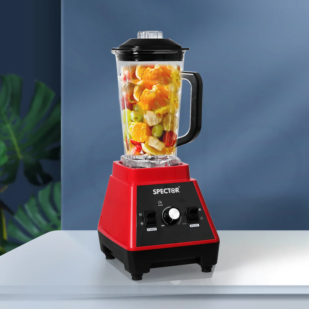 Spector 2L Commercial Blender Mixer Red - Image 6