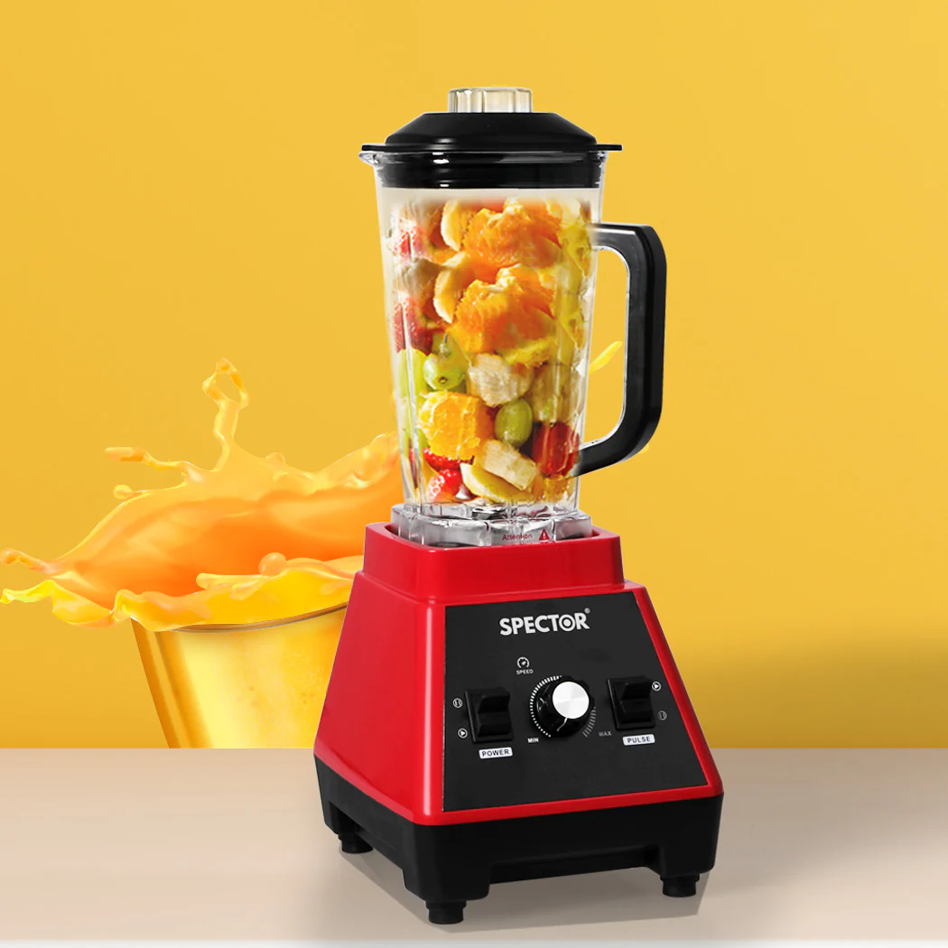 Spector 2L Commercial Blender Mixer Red - Image 7