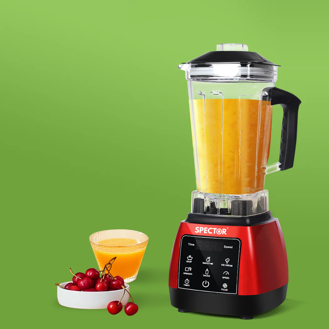 Spector 2L Commercial Blender Mixer Red - Image 6