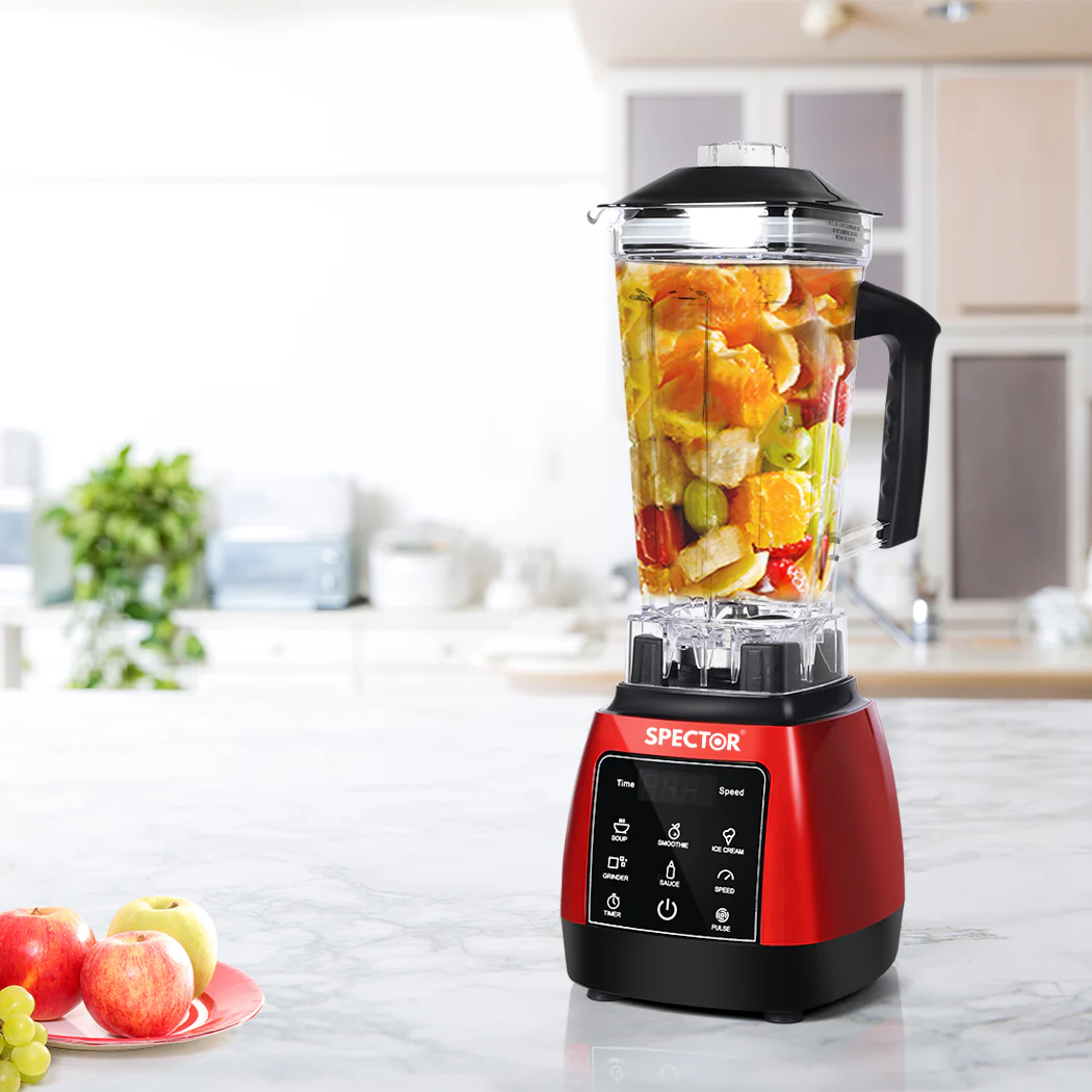 Spector 2L Commercial Blender Mixer Red - Image 7