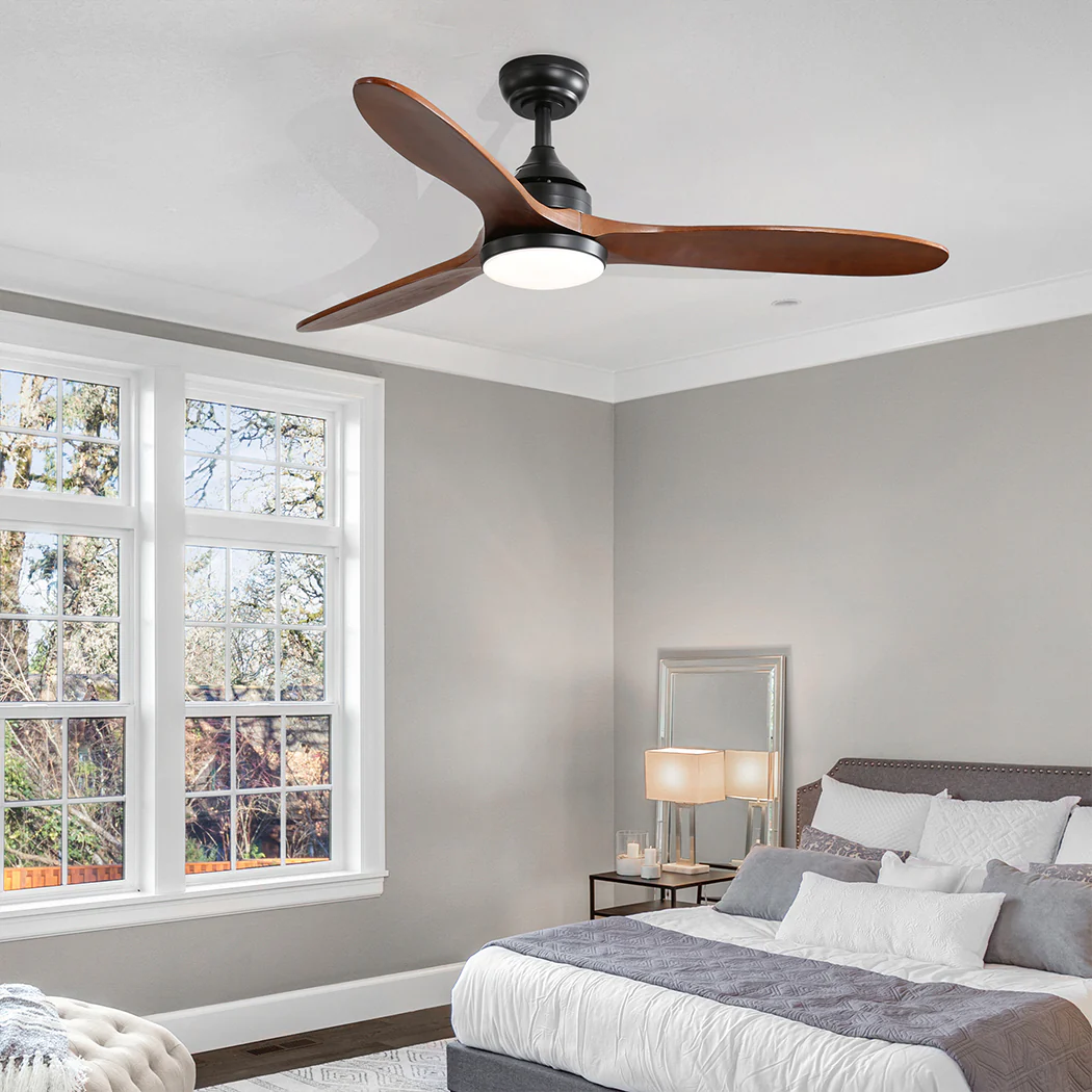 Spector 52'' Ceiling Fan DC Motor LED Walnut - Image 6