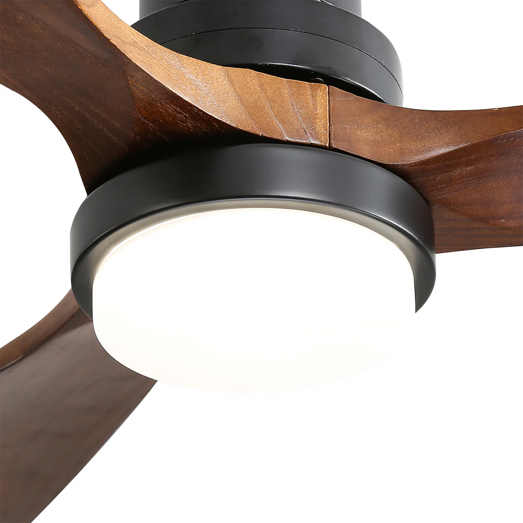 Spector 52'' Wood Ceiling Fan DC Motor Walnut - Image 3