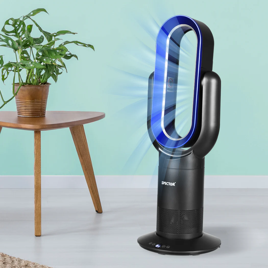 Spector Bladeless Fan Cooler Heater Black - Image 7