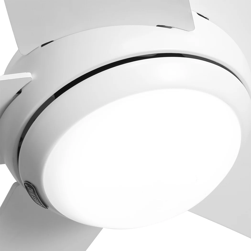 Spector Ceiling Fan 52'' DC Motor Wood White - Image 3