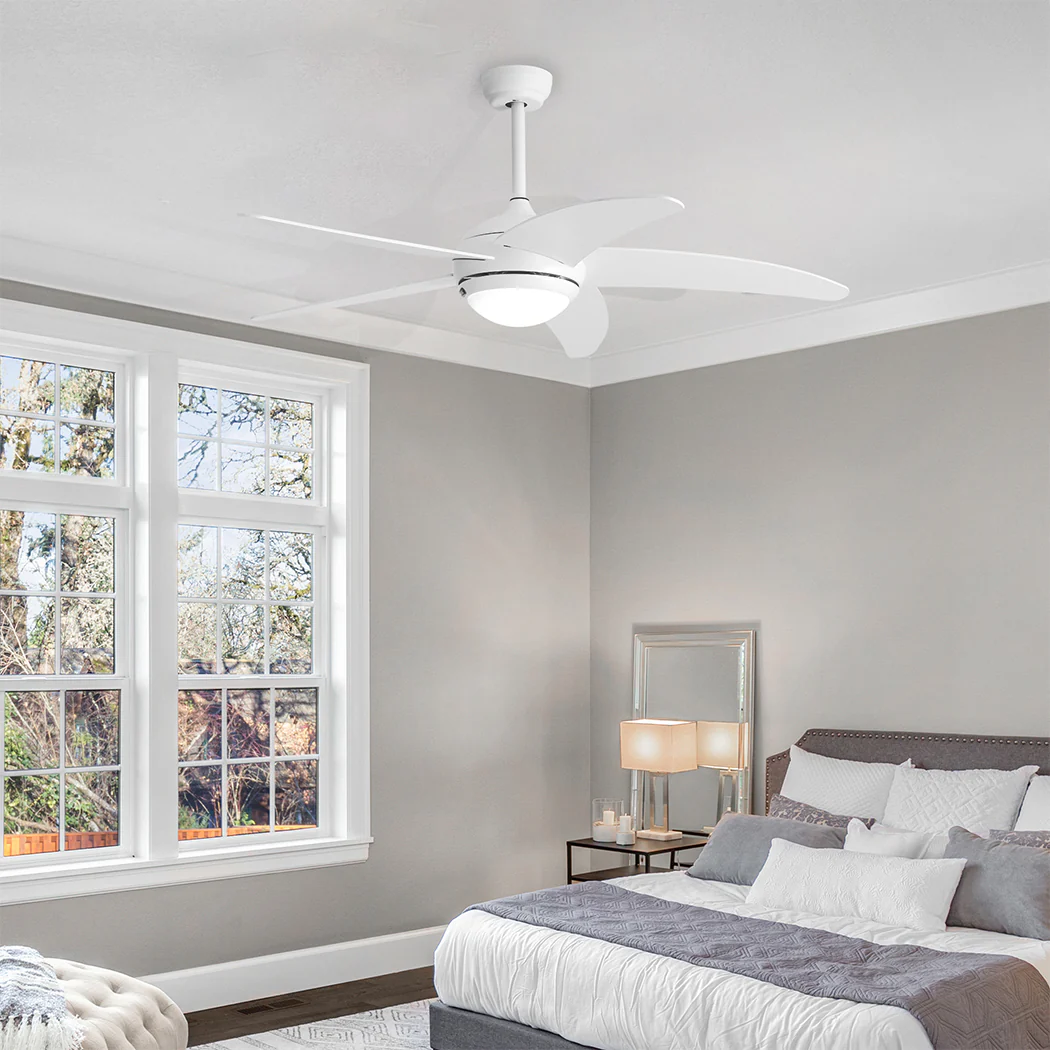 Spector Ceiling Fan 52'' DC Motor Wood White - Image 6