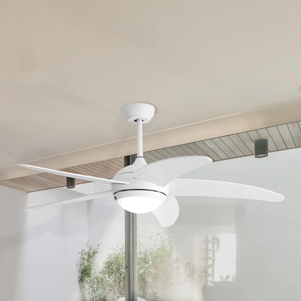 Spector Ceiling Fan 52'' DC Motor Wood White - Image 7