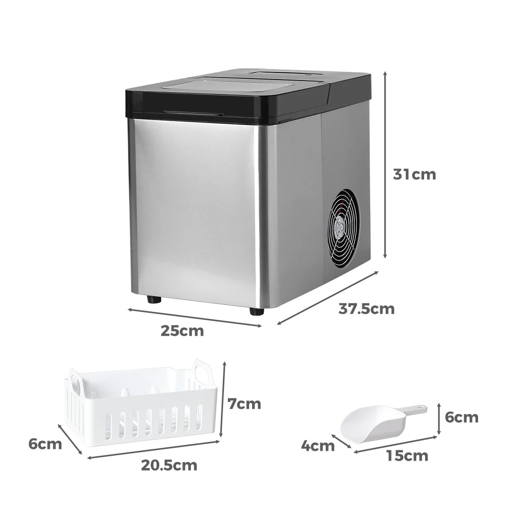 Spector Ice Maker Commercial 2.1L Portable Silver - Image 2