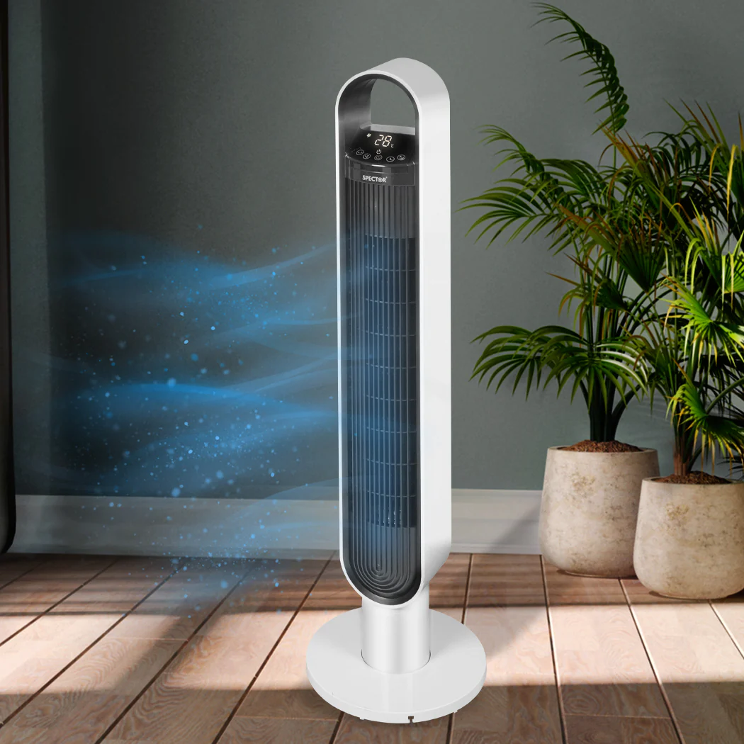 Spector Tower Fan Portable Oscillating White - Image 6