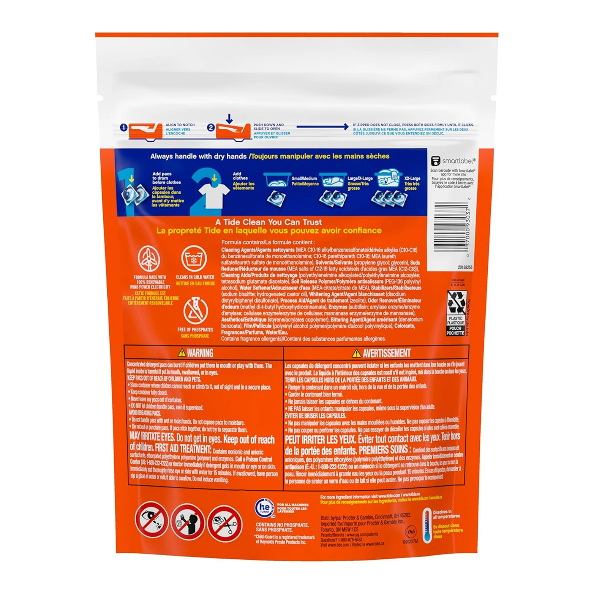 Tide 3in1 248 Clean Breeze Laundry Pods